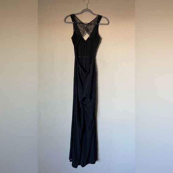 Reformation Black Jumpsuit Backless Lace Size XS/S - Picture 9 of 14